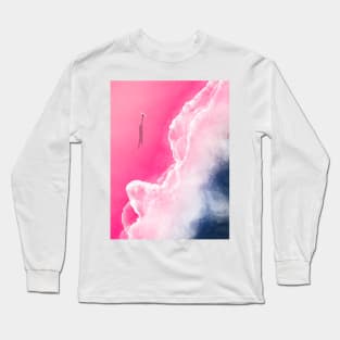 Pink Beach Long Sleeve T-Shirt